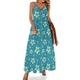 thumbnail image 1 of Vestido sin mangas con estampado azul de princesa silenciosa Vestidos elegantes y bonitos vestidos de mujer vestidos de mujer verano 2024, 1 of 7