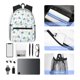 thumbnail image 4 of Disketp Sea Turtle Mochila Ligera Clásica con Múltiples Bolsillos, Mochila Casual para Hombre y Mujer, Ideal para Escuela, Trabajo y Viajes, 4 of 6