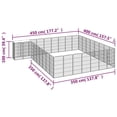 thumbnail image 2 of vidaXL Dog Playpen Kennel Dog Cage Puppy Pet Exercise Wire Fence Steel Black, 2 of 5