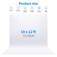 thumbnail image 2 of Backdrop Neewer PRO Photo Studio, poliéster, 3 x 3,6 m, color blanco, 2 of 7
