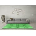 thumbnail image 3 of Ahgly Company Indoor Rectangle Abstract Emerald Green Modern Area Rugs, 4' x 6', 3 of 4