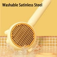 thumbnail image 5 of ACDANC Tool for Dogs,Efficient Deshedding Dog Brush,Comfortable Cat Brush,Yellow, 5 of 6