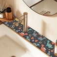 thumbnail image 2 of Yayeee Faucet Mat for Kitchen Sink 14.7" Diatomite Long Splash Guard Pad, Cute Dinosaur, 2 Pack, 2 of 7