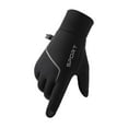 thumbnail image 5 of Hvmvliv Winter Gloves Men Winter Touchs Screen Gloves Outdoor Warm Gloves with Thermal Soft Knit Lining Non-Slip Gloves Windproof Water-Proof Sports Winter Gloves Black, 5 of 5