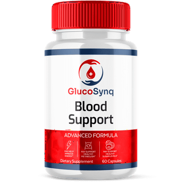 GlucoSynq Blood Support Advanced Formula Supplement Natural Ingredients 60 Capsules