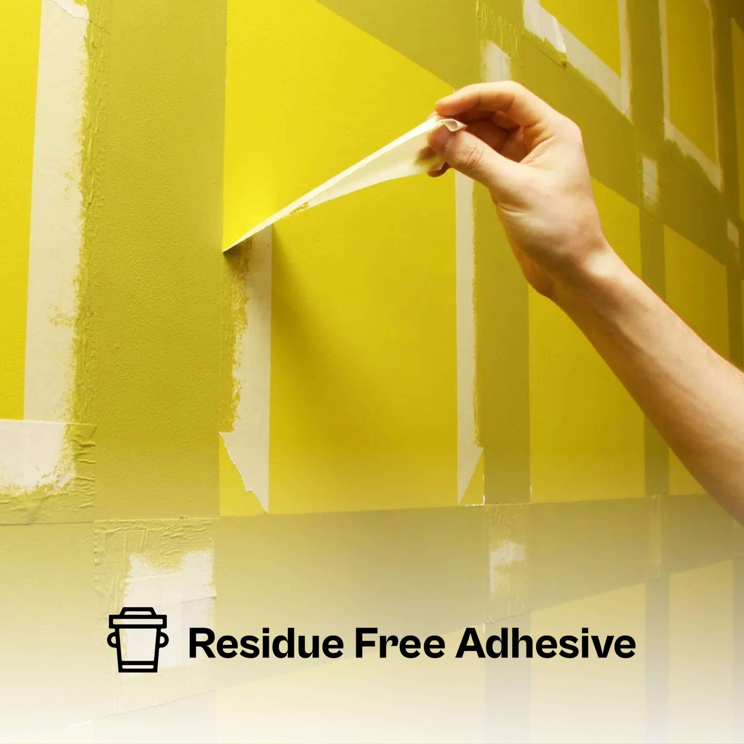 Shield Tape Masking Tape, 5.2 Mil, Water & Oil Resistant, 24 Rolls, 1.5" x 60 Yards