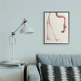 thumbnail image 2 of Stupell Industries Pink Flamingo Bending Feet Beak Detail Black Framed by Grace Popp, 2 of 8