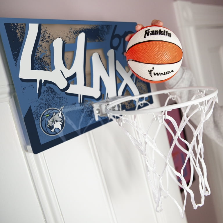 Franklin Sports WNBA Minnesota Lynx Over the Door Basketball Hoop