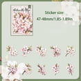 thumbnail image 3 of 20Pcs Flower Leaf Sticker Aesthetic Sticker for Water Bottle Laptop Scrapbooking Photo Album Phone Case Guitar Luggage Multicolor, 3 of 4