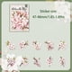 thumbnail image 3 of 20Pcs Flower Leaf Sticker Aesthetic Sticker for Water Bottle Laptop Scrapbooking Photo Album Phone Case Guitar Luggage Multicolor, 3 of 4