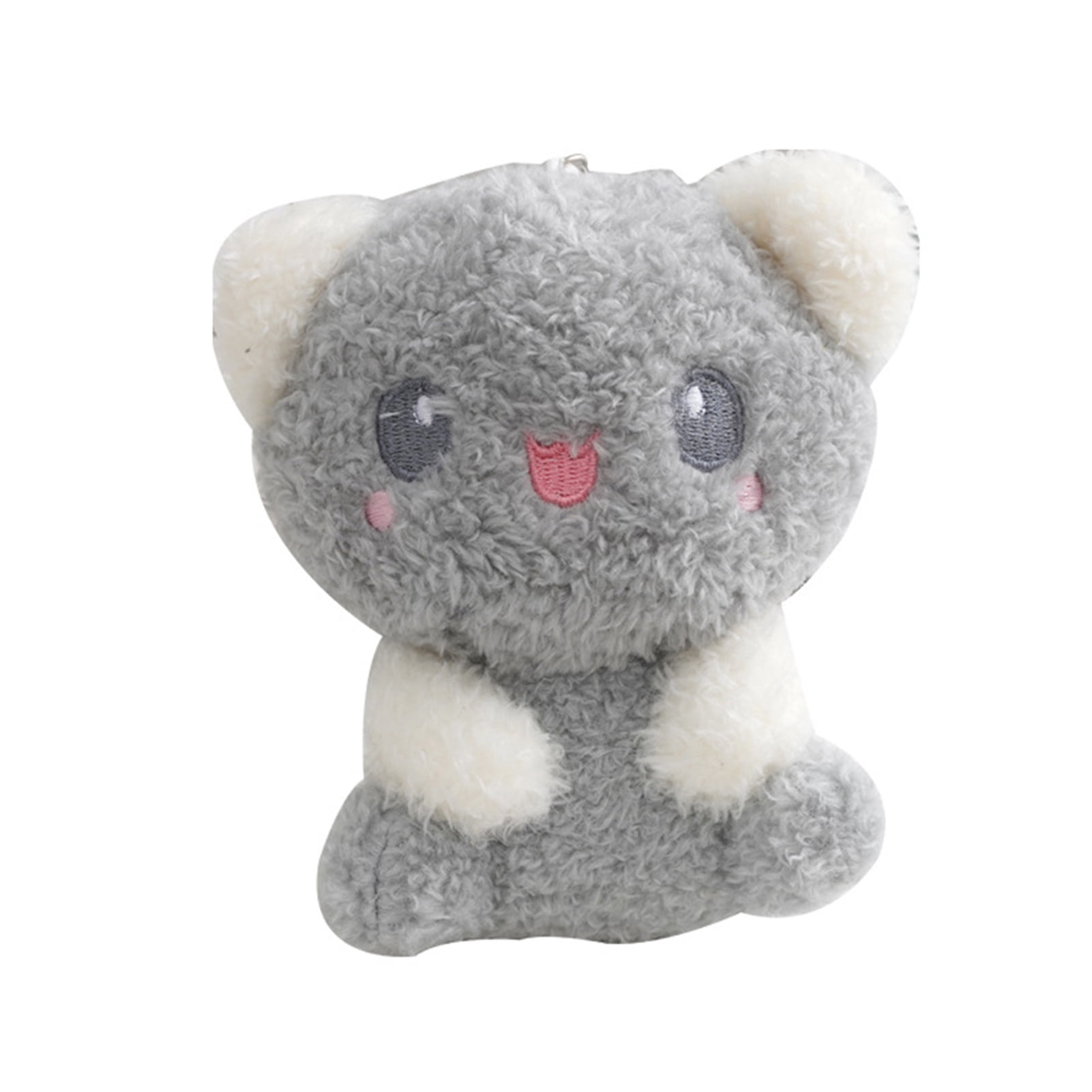 LIWEN Plush Doll Adorable Expression Vivid Hanging Cat Keychain Anime Plush Figure for Kids