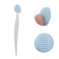 thumbnail image 3 of Unique Bargains 1 Pc Soft Plastic Silicone Cleansing Brush Heart-shaped Nose Blue 5.31"x0.87", 3 of 4