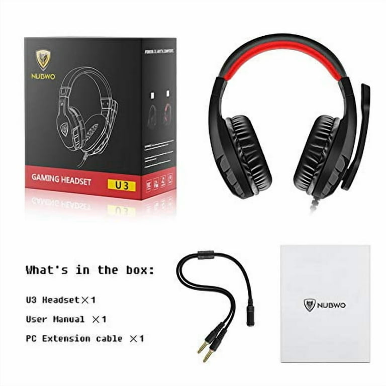 nuutaroページ NUBWO U3 3.5mm Gaming Headset for PC, PS4, Laptop, Xbox One