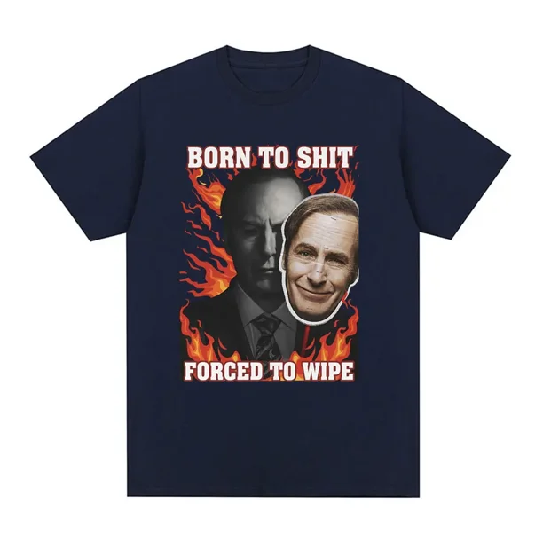 Camisetas gráficas de Saul Goodman para hombre, informales, de algodón, de manga corta y gran tamaño, ropa de calle.