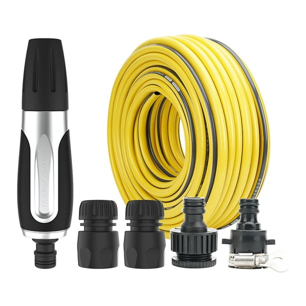 Juego de utensilio doméstico de agua para lavado de coches dorado, artefactos de alta presión, boquilla, manguera, pulverizador a presión, boquilla de manguera de alta presión