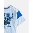 thumbnail image 3 of Wonder Nation Little Boys Colorblock Graphic Tee with Short Sleeves, Sizes 4-10, 3 of 3
