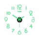 thumbnail image 5 of Moyic Reloj de pared luminoso Sin marco DIY Calcomanías digitales Inicio Type1 NO1, 5 of 6