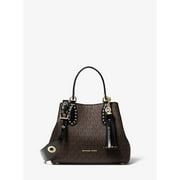 Michael Kors Brookyln Ladies Small Two Tone Leather Satchel Bag 30H8GBNT1B-292