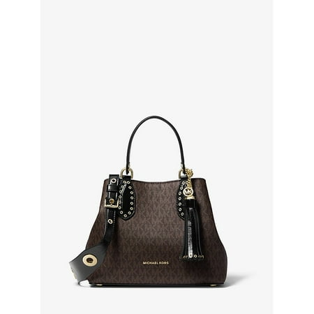 Michael Kors Brookyln Ladies Small Two Tone Leather Satchel Bag 30H8GBNT1B-292