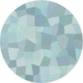 thumbnail image 1 of Ahgly Company Machine Washable Indoor Round Transitional Robin Egg Blue Area Rugs, 10' Round, 1 of 7