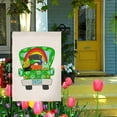 thumbnail image 4 of St Patricks Day Garden Flag Decorations Outdoor Banner,12x18 inch Double Sided, small garden flags for outside,Spring Welcome Garden Flag,Holiday Yard Sign Seasonal Flag（2 Pack ）, 4 of 6