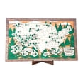 thumbnail image 1 of Tablero de de , de verificación de parques nacionales, de madera para pared, mapa de de parques nacionales de madera con, 1 of 9