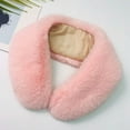 thumbnail image 4 of Eoperou Winter Fake Collar Soft Cozy Faux Fur Solid Color Windproof Warm Thickened Lightweight Fluffy Neck Protection Decorative Neck Warmer Neck Wrap, 4 of 7