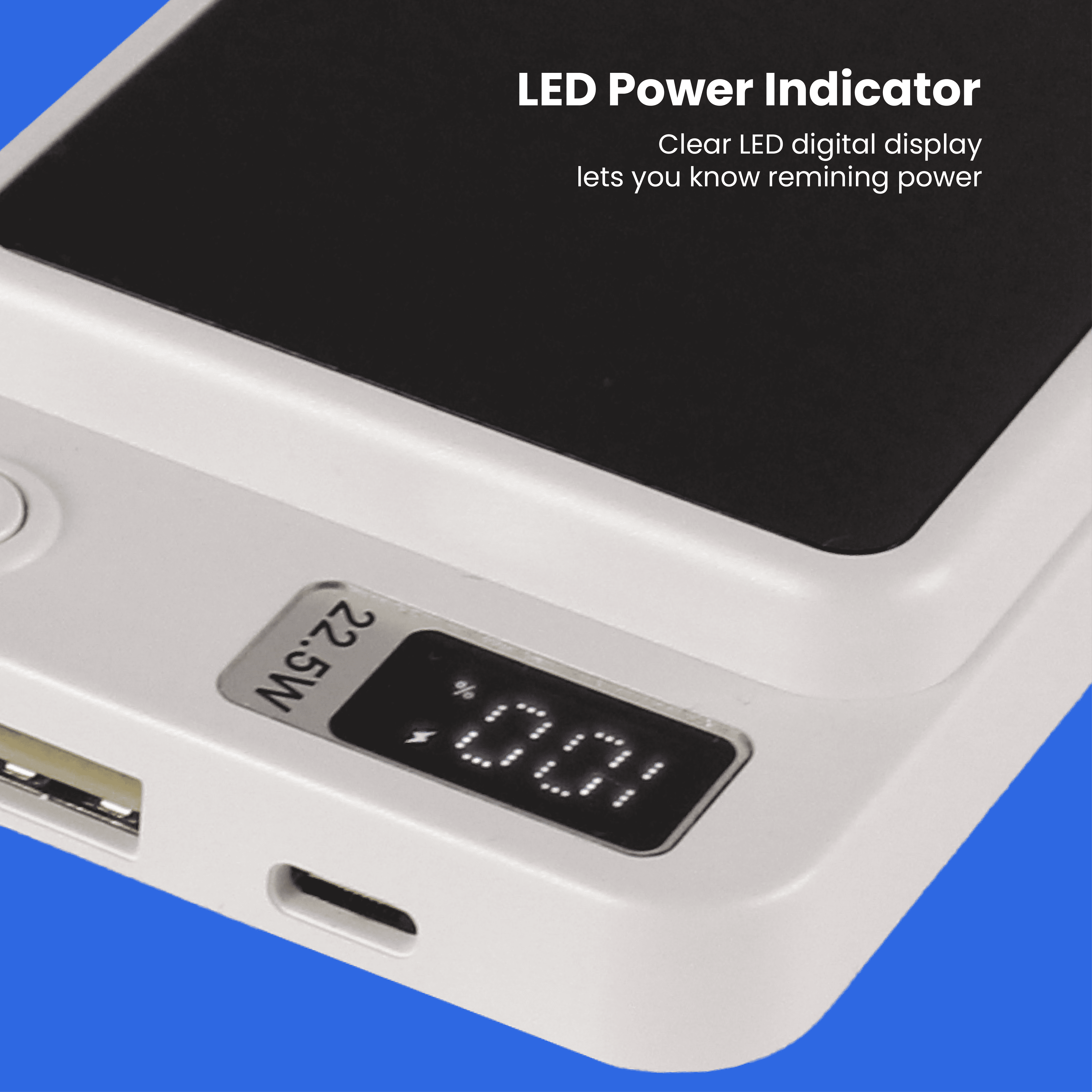 10000mAh Portable Charger Power Bank with Built-in Cable Usb-C and Travel Essentials