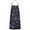 Purple Halloween Ghosts, variant on Purple Halloween Black Cats and Pumpkins Apron-Garden Aprons for Women with Pockets-Cotton Linen Waterproof Kitchen Cooking Gardening Aprons Adjustable for Kitchen,Cooking,BBQ and Salon 33"x27"