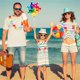 thumbnail image 5 of 5 piezas/juego de faldas de hierba hawaianas de 30/40/60 cm para adultos y niños, faldas de hula, disfraz de baile de algas hawaianas, fiesta en la playa tropical, decoración, 5 of 5