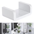 thumbnail image 1 of Simple Bathroom Storage Rack Wall Mounted Waterproof Shampoo Shelves Organizer, 1 of 8