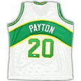 thumbnail image 2 of Seattle Supersonics Gary Payton Autographed White Jersey JSA 215728, 2 of 2