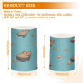 thumbnail image 6 of Yayeee Flameless Candles with Remote Flickering Battery Operated Multi Color Changing, Cartoon Capybaras, 6 of 7