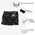 thumbnail image 3 of Logiee Spiders On The Web Print Mens Boxer Briefs,Boxer Briefs for Men,Breathable Stretch Underwear,Boys Boxer Briefs-Medium, 3 of 5