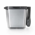 thumbnail image 2 of OXO 11169200 3 Piece Plastic Insulated Ice Bucket Bin with Lid and Tong Set, 2 of 5
