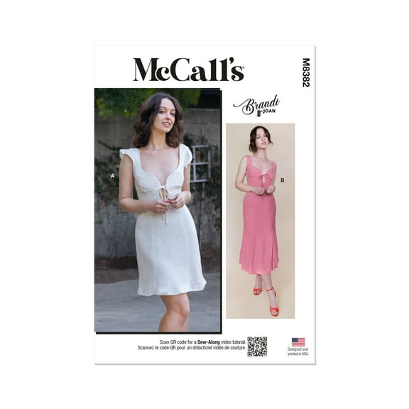 McCall's Sewing Pattern 8382 - Misses' Dresses by Brandi Joan, Size: K5 (8-10-12-14-16)