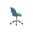 thumbnail image 6 of Mainstays Fabric Upholstered Open Back Office Chair, Grey for Teens and Adults, 6 of 6