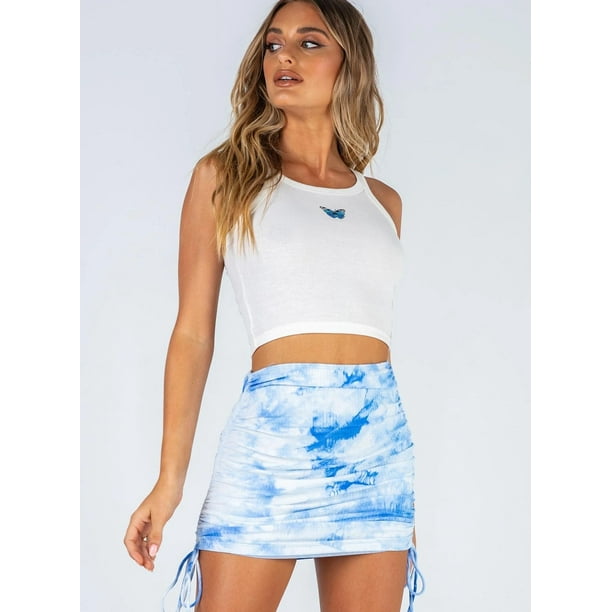 New look top tie dye skirt