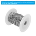 thumbnail image 3 of Uxcell 0.12 inch x 56ft 304 Stainless Steel 1 Set Ball Chain Ball Chain Bead with 100 Pcs Matching Connector Clasp, 3 of 6