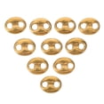 thumbnail image 4 of 10Pcs Stainless Steel Double Oval Bead Connectors for DIY Jewelry Making Golden Color, 4 of 8