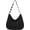 Black, variant on Women Suede Velvet Shoulder Bag Fall Winter Trendy Vintage Crossbody Tote Bag Stylish Hardware PU Leather Retro Colors