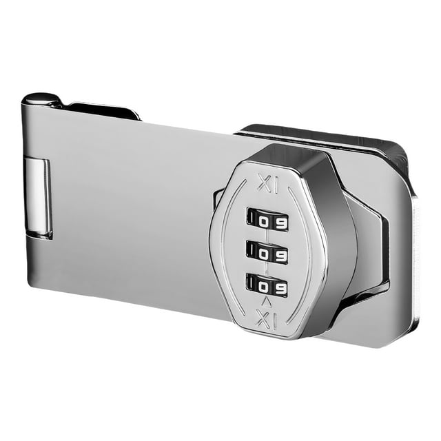 stanreset Easy-to Smart Cabinet Lock Say Goodbye To Keys Forever 000 Possible Passwords silver Style 2