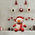 thumbnail image 6 of JeashCHAT Christmas Snowman Stuffed Animal 11 inches Cute Snowman Plush Toy Doll Christmas Gifts Xmas Party Favors Home Office Decor, 6 of 6