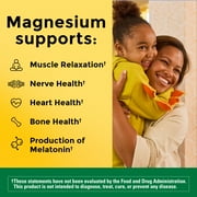 Nature Made High Absorption Magnesium Citrate 200 mg per Serving Gummies, 60 Count