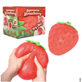thumbnail image 2 of Toymendous Large Sensory Squishy Stress Relieving Strawberry Figure, 2 of 3