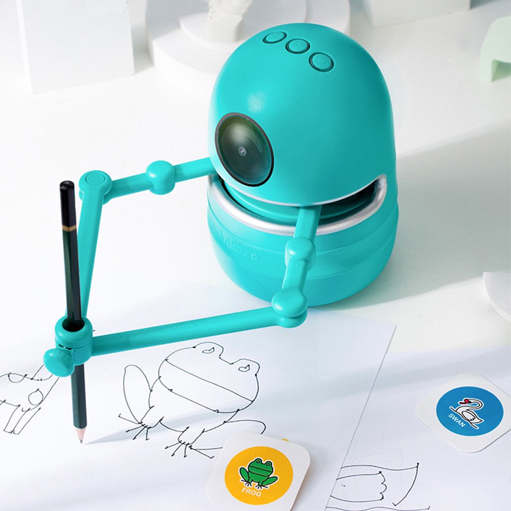 Pidoko Kids Quincy The Robot Artist Includes Math and Alphabet