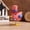 B, variant on Patriotic Rooster and Chicken Plush Decor - 4th of July Independence Day Decorations for Home - American Flag Stars and Stripes Farmhouse Tabletop Ornaments