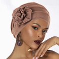 thumbnail image 2 of Uqiangy Pre Tied Head Scarf for Women Head Scarf for Cancer Patients Women Head Turbans for Women Cancer Headwear for Women Chemo Chiffon Hijab for Women Swim Turban C, 2 of 4