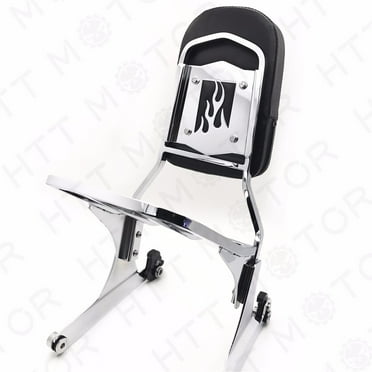 HTT-MOTOR NEW Detachable Sissy Bar Backrest & Luggage Rack for Harley FATBOY Softail FLSTN