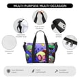 thumbnail image 3 of Alien Invader Zim Duffle Bag Overnighter Weekender Travel Bag Tote Carry On Bag School Practice Handbag Crossbody Fitness Bag For Women Men Boys Girls, 3 of 7